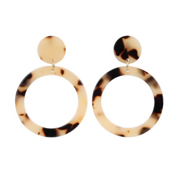 Swanky Coconut Jewelry - TORTOISE ACRYLIC EARRINGS 🕊